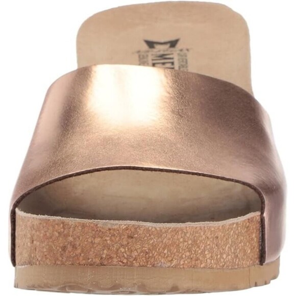 Mephisto Women's Lise Slide Sandal Wedge Heel Pink Metallic EXCELLENT! 36/6 - Picture 8 of 15